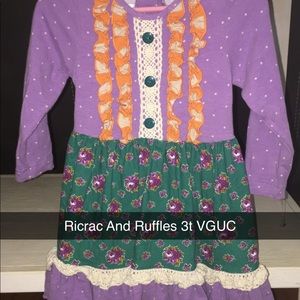 Ricrac And Ruffles Dress